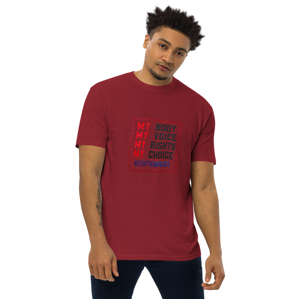 My Choice Men’s premium heavyweight tee